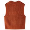 Kids' Sweater Vest Knitted Cognac 104