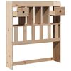 vidaXL Headboard with Storage 90 cm Solid Wood Pine