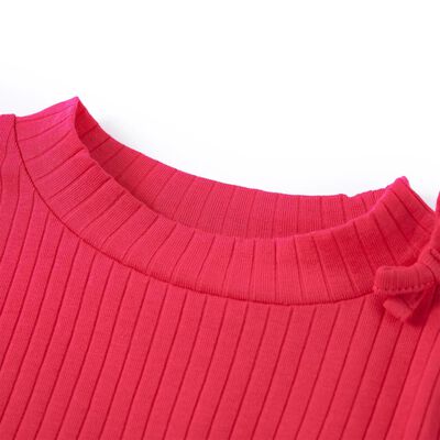 Kids' T-shirt with Long Sleeves Bright Pink 92