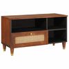 vidaXL TV Cabinet Brown 80 x 33.5 x 46 cm Solid Mango Wood