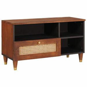 vidaXL TV Cabinet Brown 80 x 33.5 x 46 cm Solid Mango Wood
