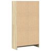 vidaXL Bookcase Sonoma Oak 60x24x109 cm Engineered Wood