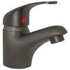 vidaXL Basin Mixer Tap Grey 13x10 cm