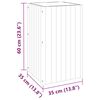 vidaXL Garden Planter 35x35x60 cm Solid Wood Acacia