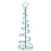 vidaXL LED Christmas Tree with Baubles 120 LEDs Warm White 180 cm
