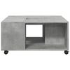vidaXL Coffee Table Concrete Grey 80x80x40 cm Engineered Wood