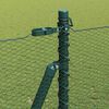 vidaXL Fence Post Green 25 x 1.4 m (13 mm mesh) Steel and PVC