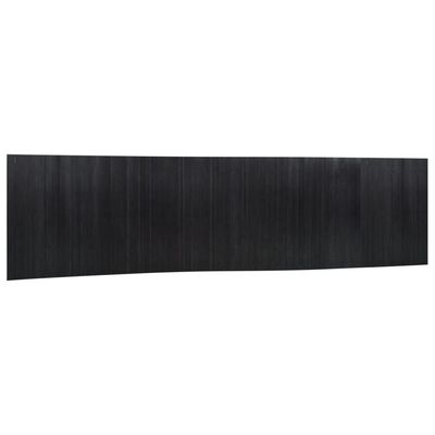 vidaXL Room Divider Black 165x800 cm Bamboo