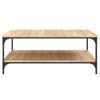 vidaXL Coffee Table Sonoma Oak 100x100x40 cm Engineered Wood