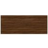 vidaXL Wall Shelves 4 pcs Brown Oak 100x40x1.5 cm Engineered Wood
