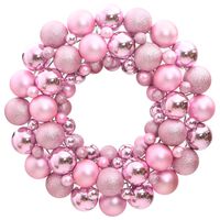 vidaXL Christmas Wreath Pink 45 cm Polystyrene