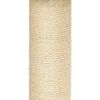 vidaXL Cat Tree with Sisal Scratching Posts Cream 50.5 cm