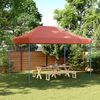 vidaXL Foldable Party Tent Pop-Up Terracotta 410x279x315 cm