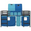 vidaXL Kids' Loft Bed with Tunnel without Mattress Blue 80x200cm