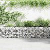 vidaXL Gabion Basket Galvanised Steel 300x30x50 cm