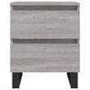 vidaXL Bedside Cabinets 2 pcs Grey Sonoma 40x35x50 cm Engineered Wood