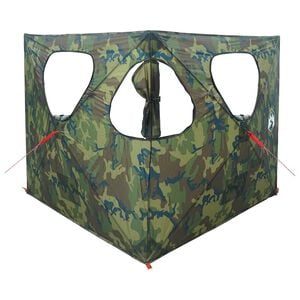 vidaXL Hunting Tent 145 x 145 x 150 cm Camouflage Polyester and Steel