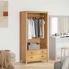 vidaXL Wardrobe Honey Brown 84 x 50 x 170 cm Solid Pine Wood