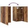 vidaXL TV Cabinet Set Wall-mounted 4 pcs Old Wood Engineered Wood