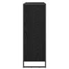 vidaXL Shoe Cabinet Black Oak 79 x 36 x 100 cm Engineered Wood