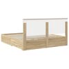 vidaXL Bed Frame with Drawer Sonoma Oak 180 x 200 cm Engineered Wood
