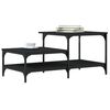 vidaXL Coffee Table Black 100x50.5x45 cm Engineered Wood