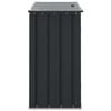 vidaXL Garden Storage Box Black 101.5 x 57 x 100.5 cm Steel