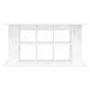 vidaXL Aquarium Stand High Gloss White 120x40x60 cm Engineered Wood