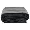 vidaXL Tarpaulin Black 5x7 m 650 g/m&sup2;