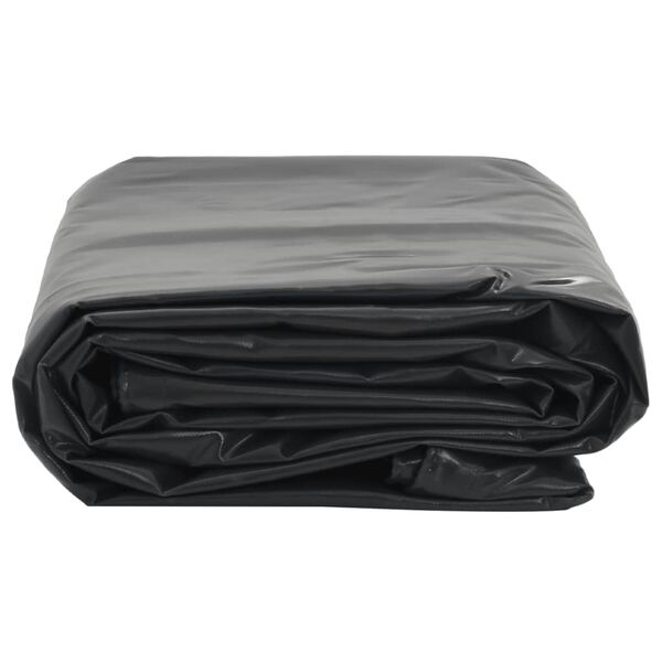vidaXL Tarpaulin Black 5x7 m 650 g/m&sup2;