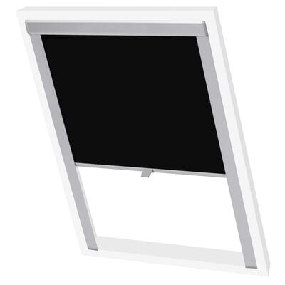 vidaXL Blackout Roller Blinds Black 206