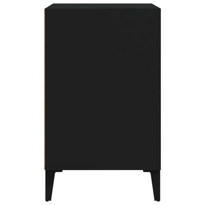 vidaXL Shoe Cabinet Black 102x36x60 cm Engineered Wood