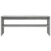 vidaXL TV Cabinet Concrete Grey 100x40x40 cm Engineered Wood