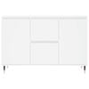 vidaXL Sideboard White 101.5x35x70 cm Engineered Wood