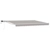 vidaXL Light Grey and White 5 x 3.5 m Polyester with PU coating
