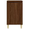 vidaXL Bedside Cabinet Brown Oak 40x35x70 cm Engineered Wood