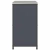 vidaXL Kitchen Storage with Shelf Anthracite 90 x 50 x 92 cm Steel