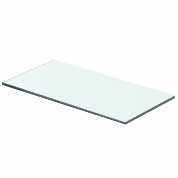 vidaXL Shelf Panel Glass Clear 40x15 cm