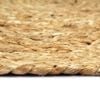 vidaXL Placemats 4 pcs Plain Natural 38 cm Round Jute