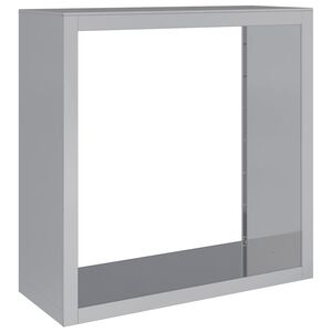 vidaXL Firewood Rack 100x40x100 cm Galvanised Steel