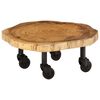 vidaXL Coffee Table Solid Acacia Wood 60x55x25 cm