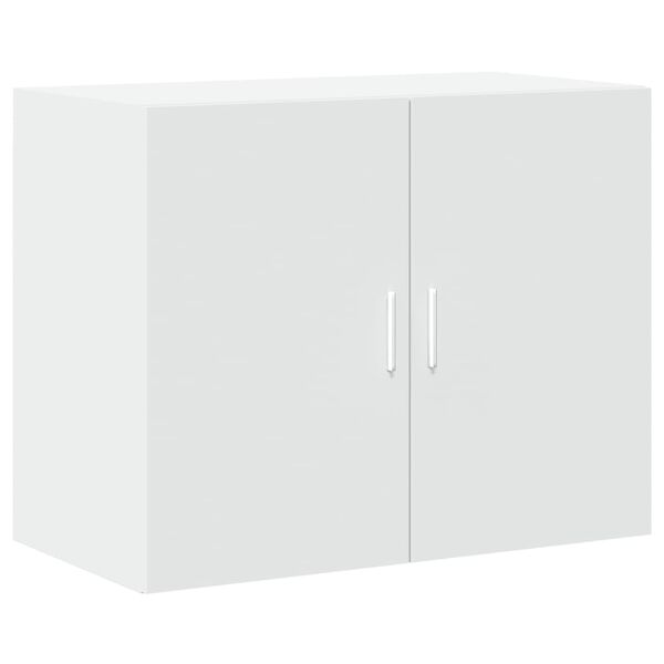 vidaXL Wall Cabinet White 80x42.5x64 cm Engineered Wood