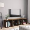 vidaXL Book Cabinet/TV Cabinet Brown Oak 143x30x36cm Engineered Wood