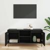vidaXL TV Cabinet Black Oak 104 x 35 x 50 cm Engineered Wood