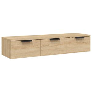 vidaXL Wall Cabinet Sonoma Oak 102x30x20 cm Engineered Wood