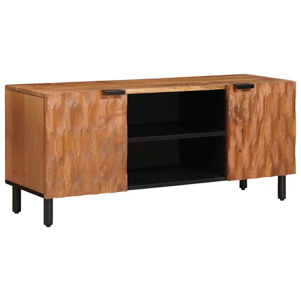 vidaXL TV Cabinet with Shelf Acacia Brown Finish 105 x 33 x 46 cm