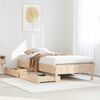 vidaXL Bed Frame without Mattress 100x200 cm Solid Wood Pine