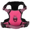 vidaXL Dog Harness with Reflective Stripes Adjustable Pink M