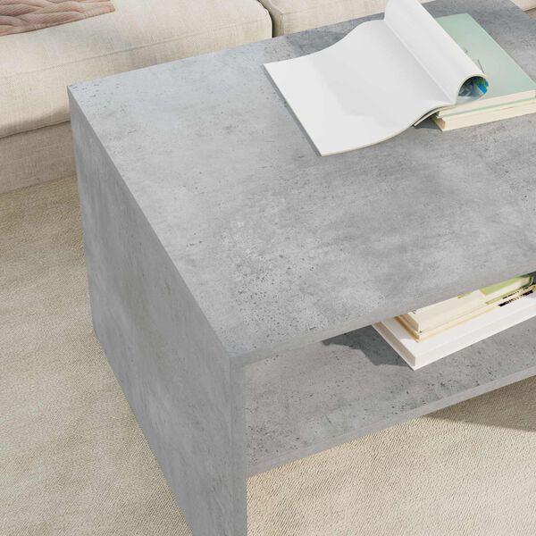 vidaXL Coffee Table Concrete Grey 60 x 50 x 40 cm Engineered Wood