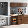 vidaXL Garage Cabinets 2 pcs Brown Oak Engineered Wood